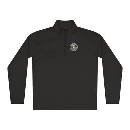 Let's F****** Go! Disc Golf Apparel by Celestial Discs Unisex Quarter-Zip Pullover