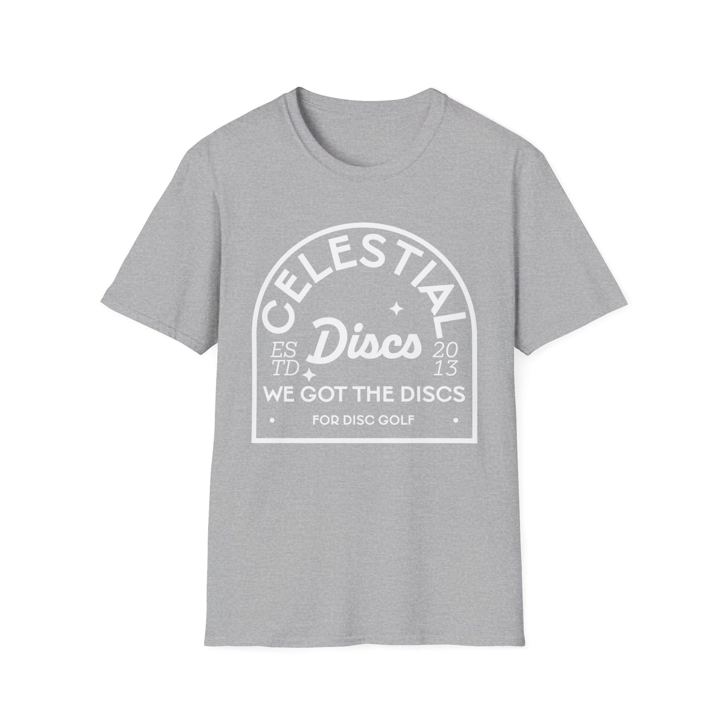 Celestial Established 2013 Disc Golf Apparel Softstyle T-Shirt by Celestial