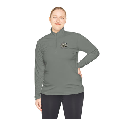 Let's F****** Go! Disc Golf Apparel by Celestial Discs Unisex Quarter-Zip Pullover