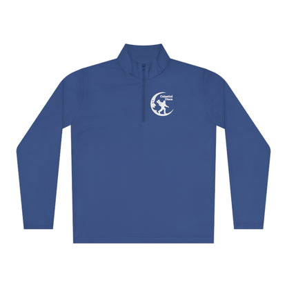 Disc Golf Apparel by Celestial Discs Unisex Quarter-Zip Pullover