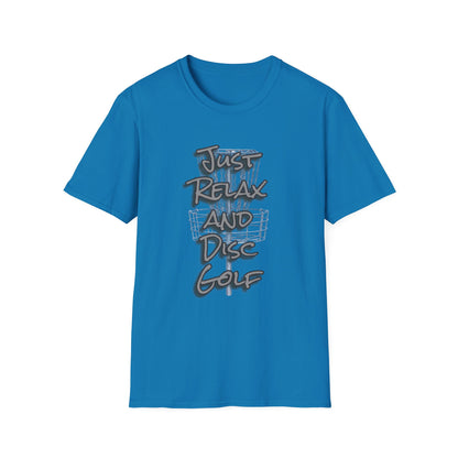 Just Relax... Disc Golf Apparel Softstyle T-Shirt by Celestial