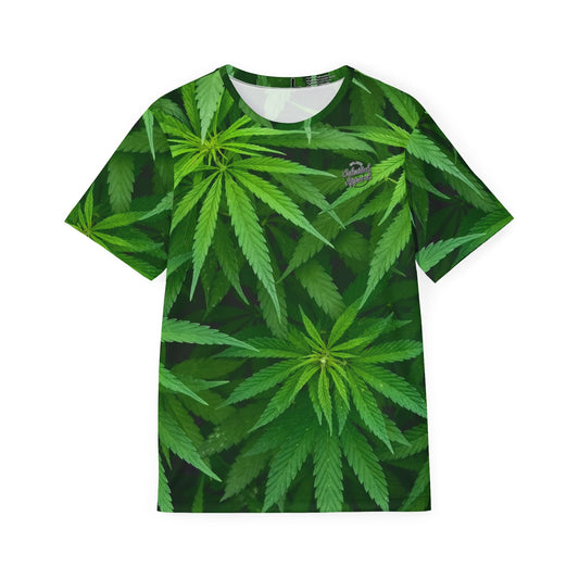 Pot Leaf Men's Apparel Sports Jersey by Celestial