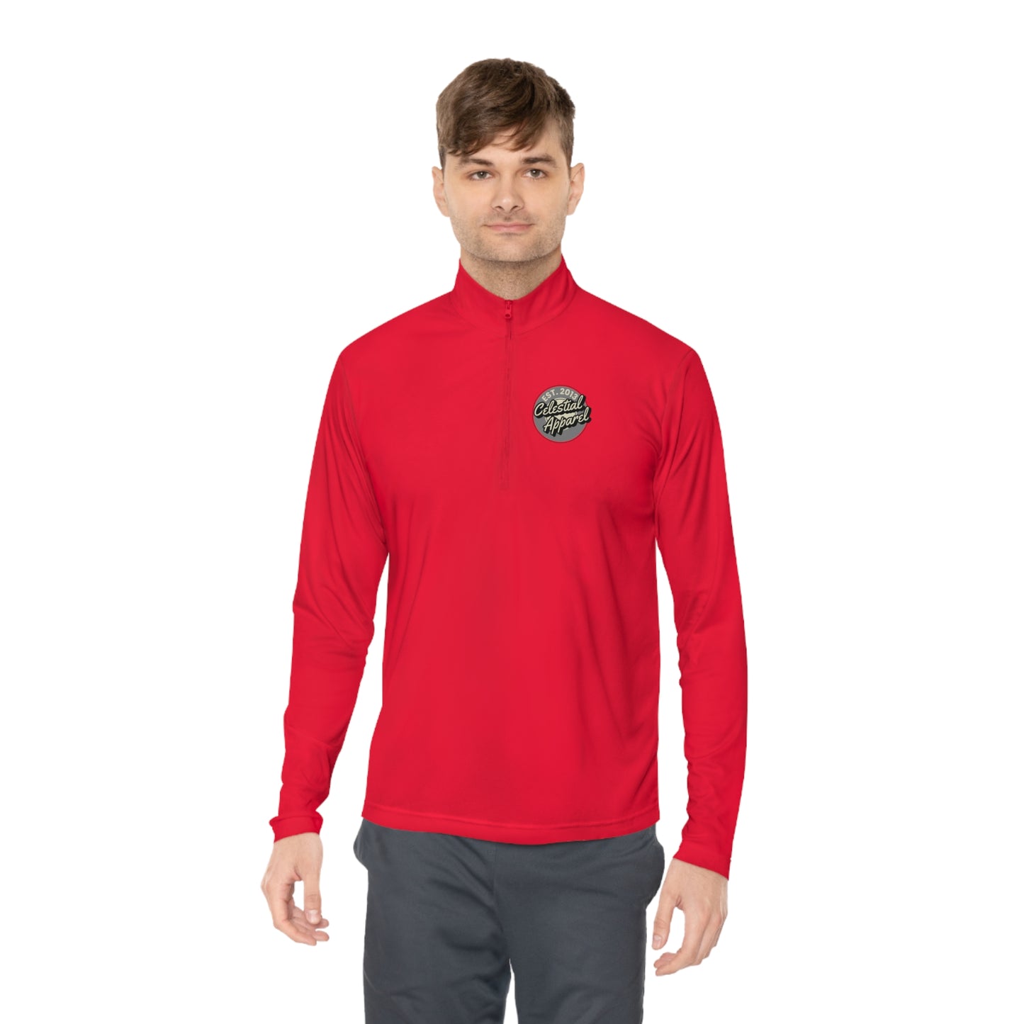 Let's F****** Go! Disc Golf Apparel by Celestial Discs Unisex Quarter-Zip Pullover