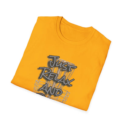 Just Relax... Disc Golf Apparel Softstyle T-Shirt by Celestial