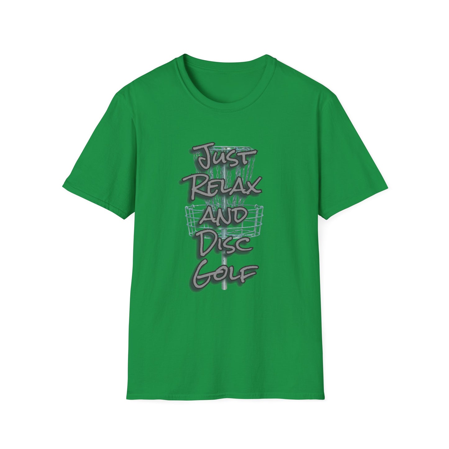 Just Relax... Disc Golf Apparel Softstyle T-Shirt by Celestial