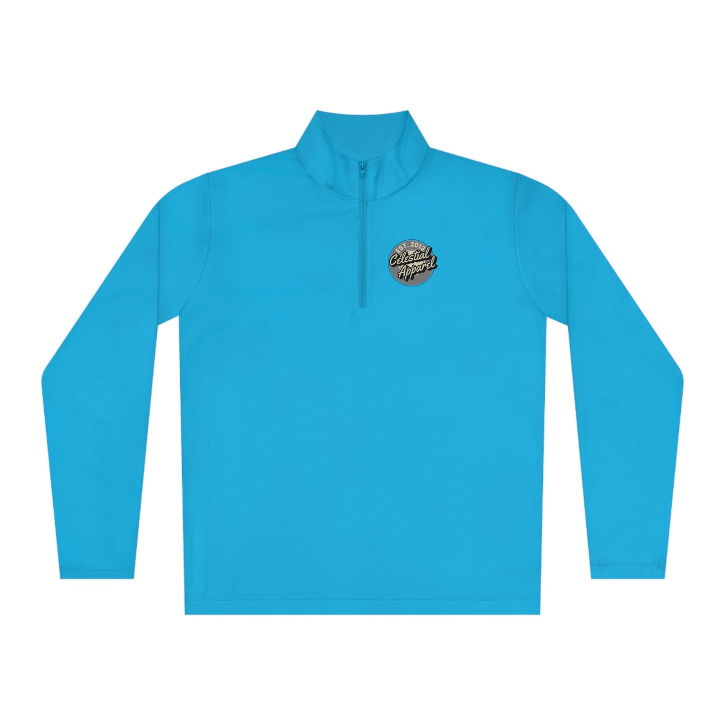 Let's F****** Go! Disc Golf Apparel by Celestial Discs Unisex Quarter-Zip Pullover