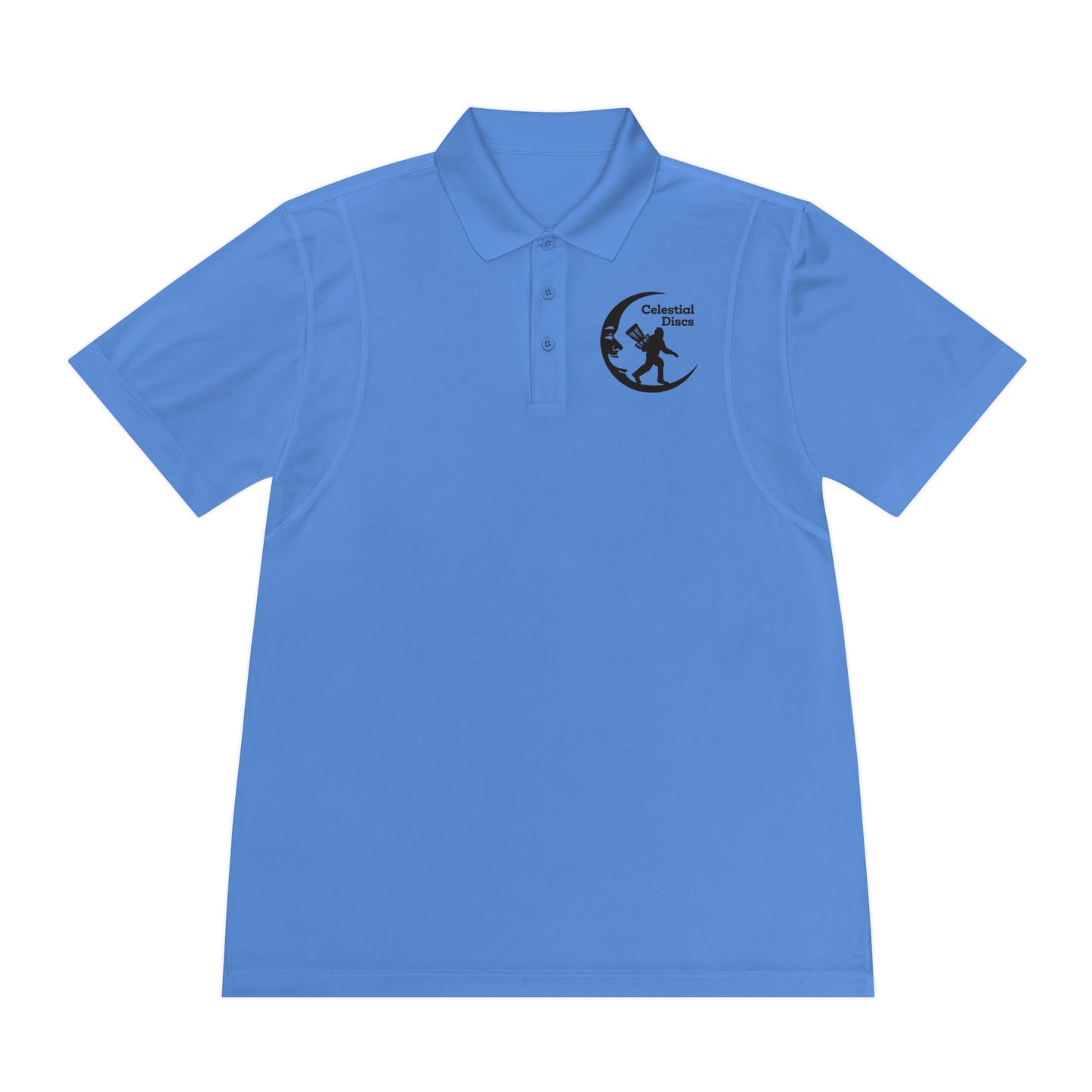 Men's Sport Polo Shirt Disc Golf Apparel by Celestial Discs