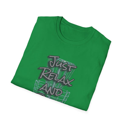 Just Relax... Disc Golf Apparel Softstyle T-Shirt by Celestial