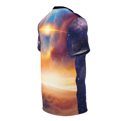 Sunset Galaxy Fullcolor Apparel Cut & Sew Tee by Celestial