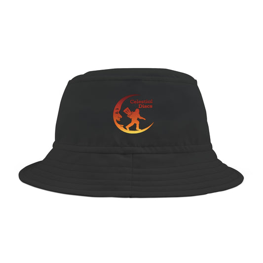 Black Bucket Hat Disc Golf Apparel by Celestial Discs
