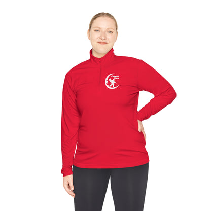 Disc Golf Apparel by Celestial Discs Unisex Quarter-Zip Pullover