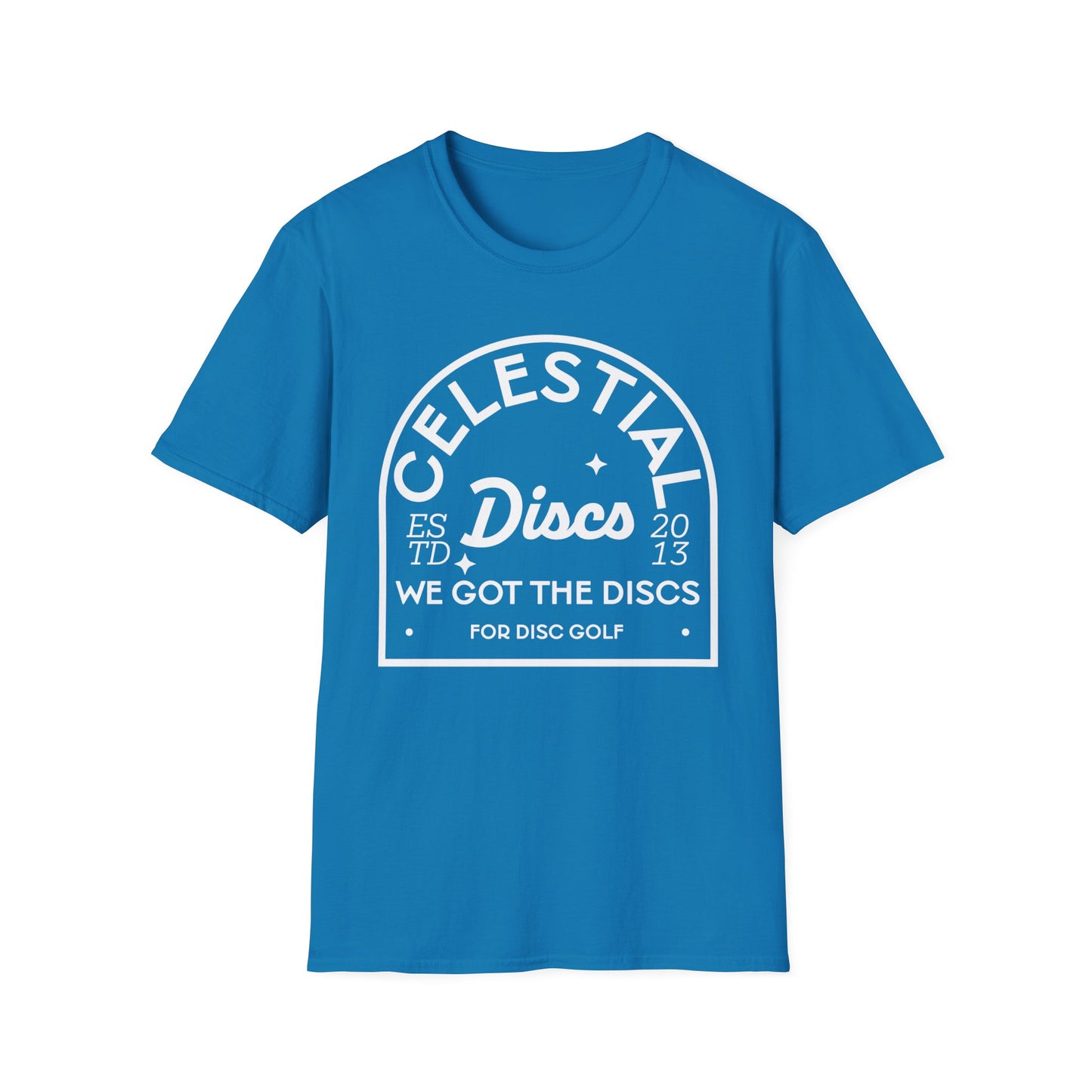 Celestial Established 2013 Disc Golf Apparel Softstyle T-Shirt by Celestial