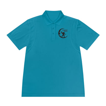 Men's Sport Polo Shirt Disc Golf Apparel by Celestial Discs