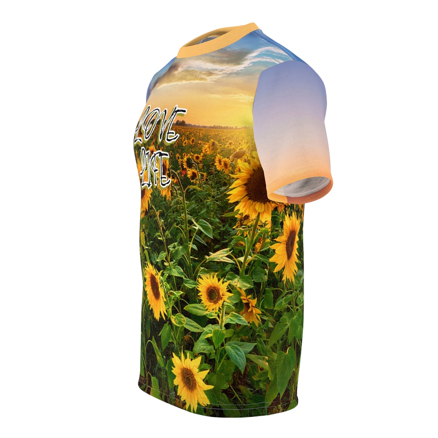 Sunflower Full Color Women's Apparel Cut & Sew Tee by Celestial