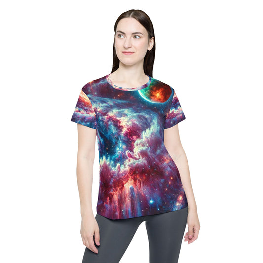 Galaxy Inspired Women's Apparel Jersey by Celestial