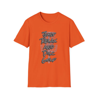 Just Relax... Disc Golf Apparel Softstyle T-Shirt by Celestial