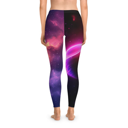 Galaxy Inspired Stretchy Leggings Women's Apparel by Celestial