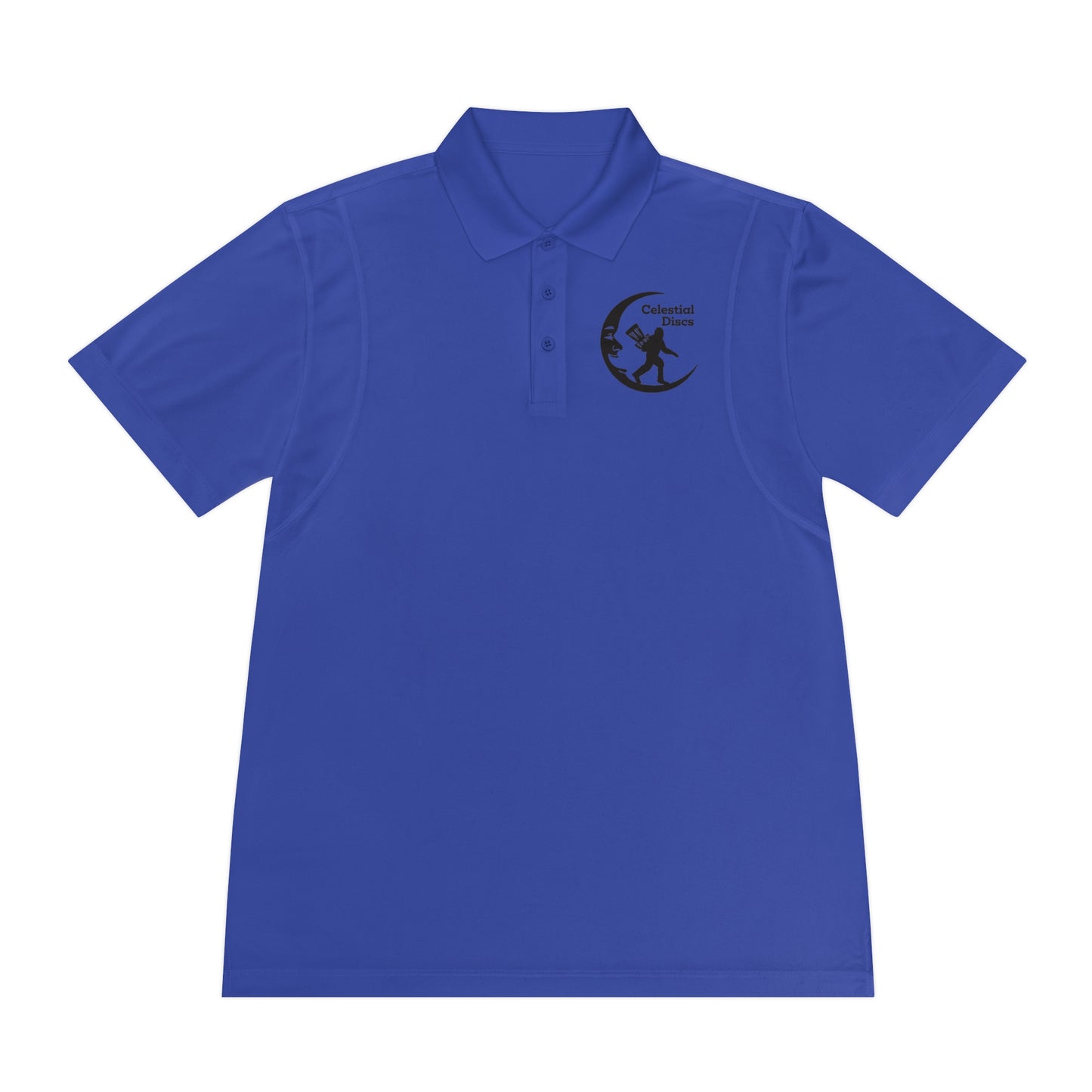 Men's Sport Polo Shirt Disc Golf Apparel by Celestial Discs