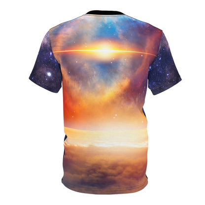 Sunset Galaxy Fullcolor Apparel Cut & Sew Tee by Celestial