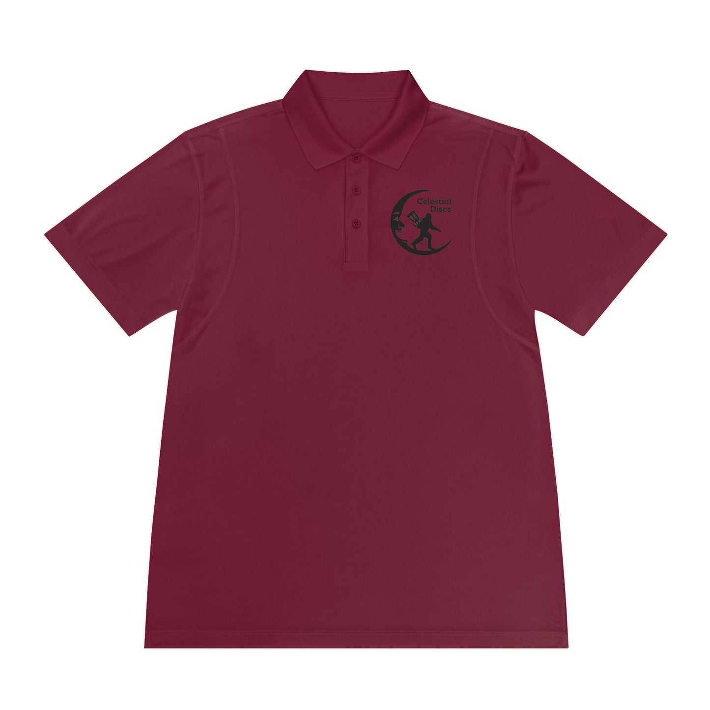 Men's Sport Polo Shirt Disc Golf Apparel by Celestial Discs