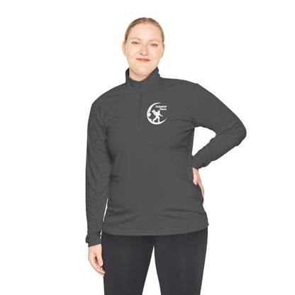 Disc Golf Apparel by Celestial Discs Unisex Quarter-Zip Pullover