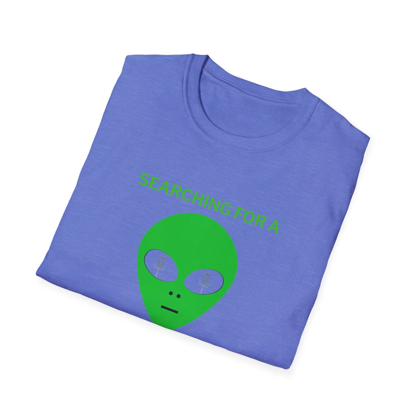 Alien New World To... Disc Golf Apparel Softstyle T-Shirt by Celestial