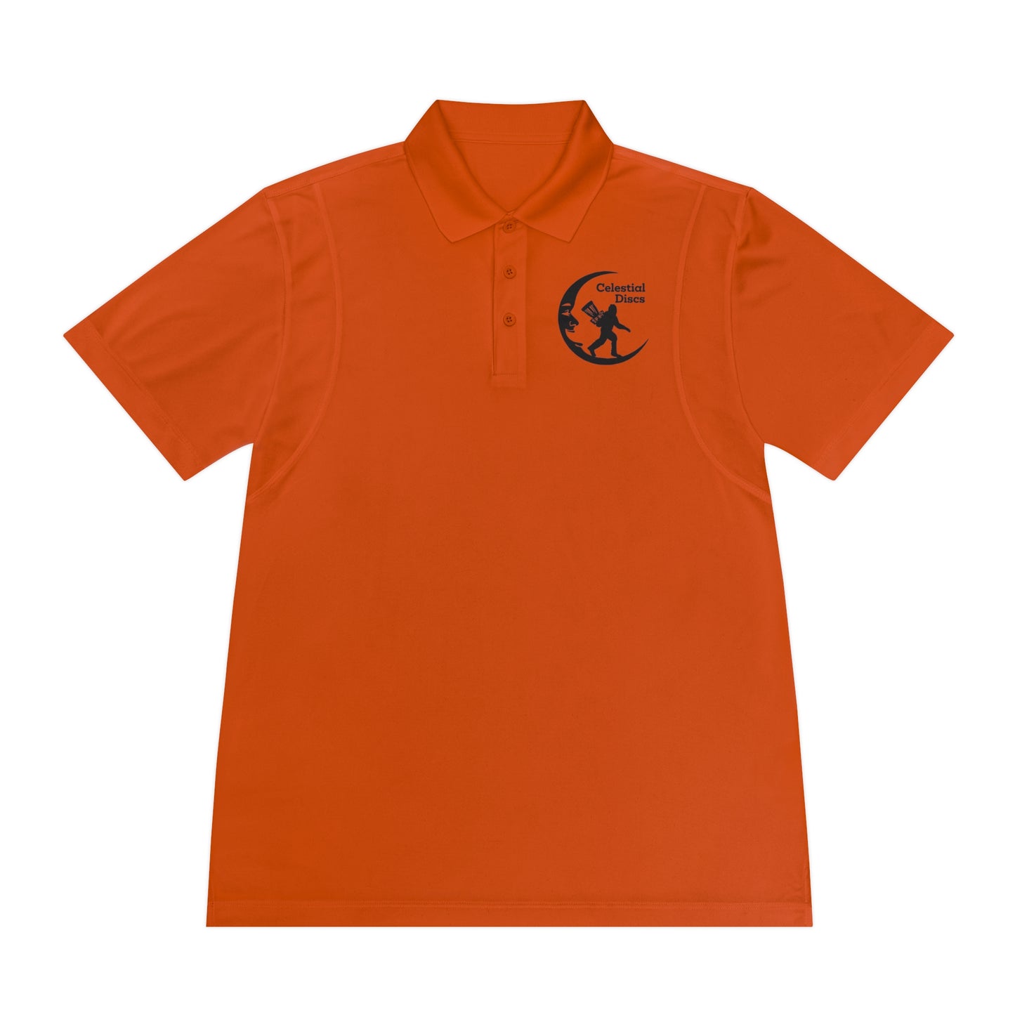 Men's Sport Polo Shirt Disc Golf Apparel by Celestial Discs