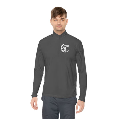 Disc Golf Apparel by Celestial Discs Unisex Quarter-Zip Pullover