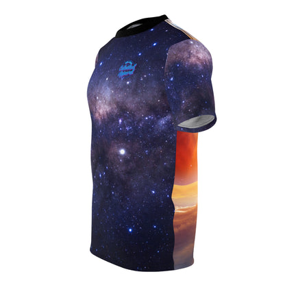 Sunset Galaxy Fullcolor Apparel Cut & Sew Tee by Celestial