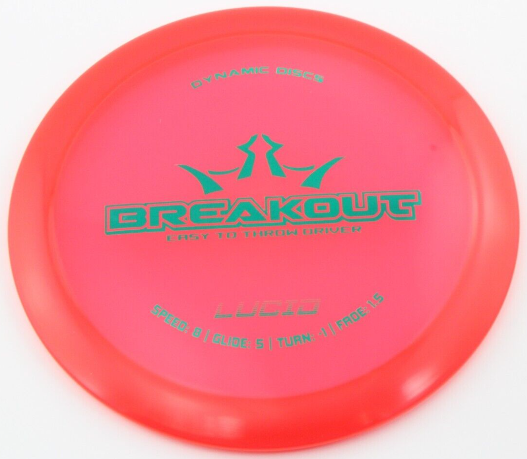 NEW Lucid Breakout 156g Red Driver Dynamic Discs Golf Disc at Celestial