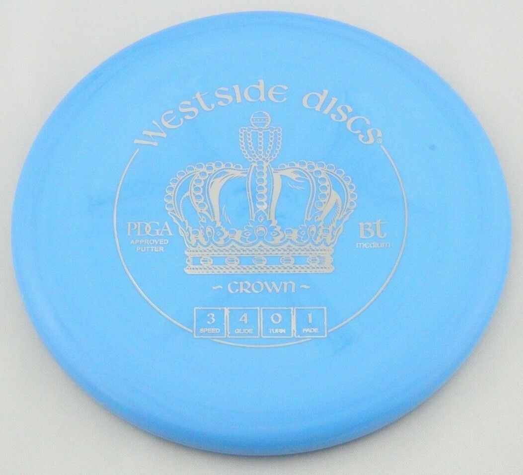 NEW Bt Medium Crown 173g Blue Putter Westside Disc Golf at Celestial