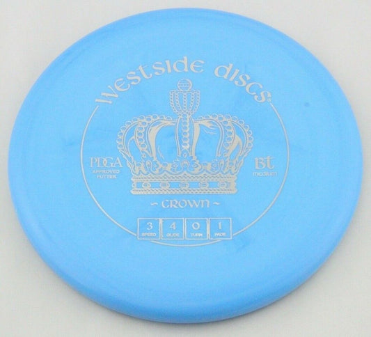 NEW Bt Medium Crown 173g Blue Putter Westside Disc Golf at Celestial