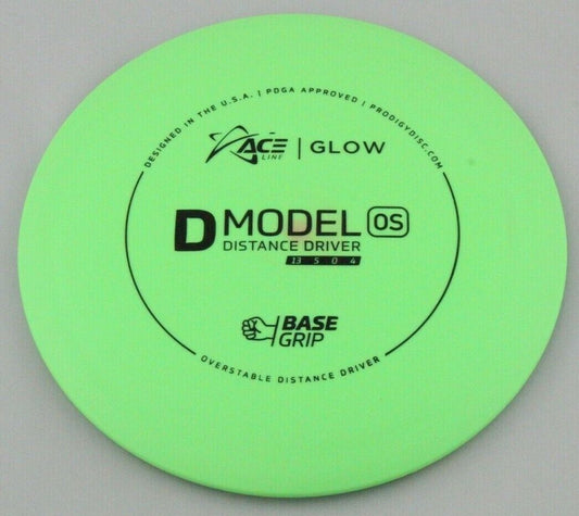 NEW BaseGrip Glow D Model OS 174g Green Driver Prodigy Disc Golf at Celestial