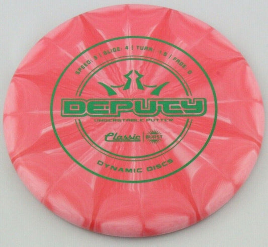 Classic Hard Burst Deputy 173g Putter Dynamic Discs Golf Disc Celestial