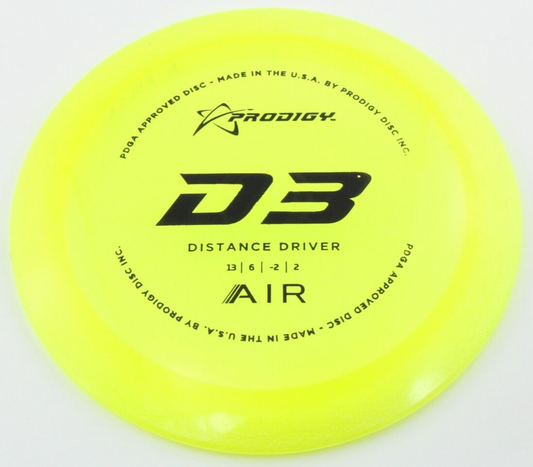 NEW Air D3 157g Yellow Driver Prodigy Discs Golf Disc at Celestial
