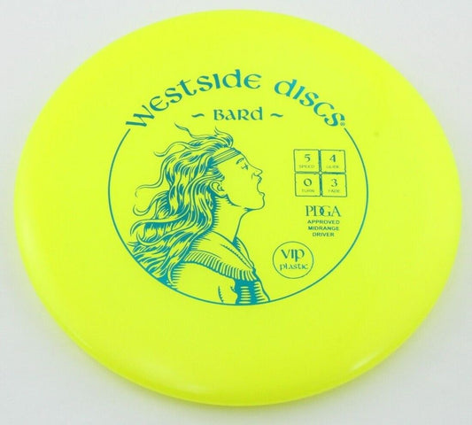 NEW VIP Bard 173g Yellow Mid-Range Westside Disc Golf at Celestial