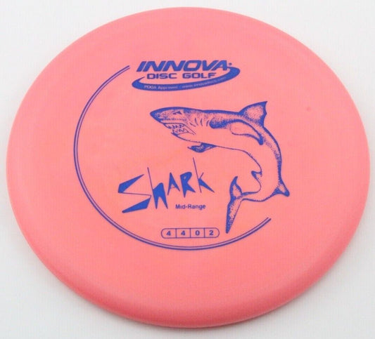 NEW DX Shark 180g Pinkish Mid-Range Innova Disc Golf at Celestial Discs