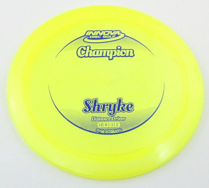 NEW Champion Shryke 173-5g Yellow Driver Innova Golf Discs at Celestial