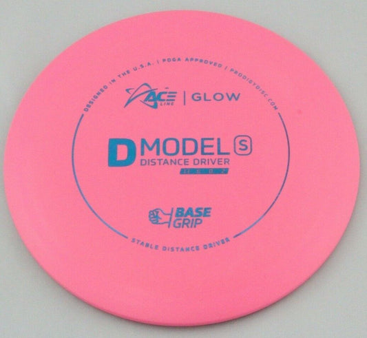 NEW BaseGrip Glow D Model S 174g Pink Driver Prodigy Disc Golf at Celestial
