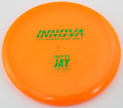 NEW Champion Jay 180g Orange Mid-Range Innova Disc Golf at Celestial Discs