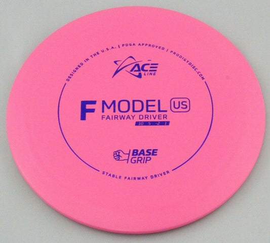 NEW BaseGrip F Model US 165g Pink Driver Prodigy Discs Golf Disc Celestial