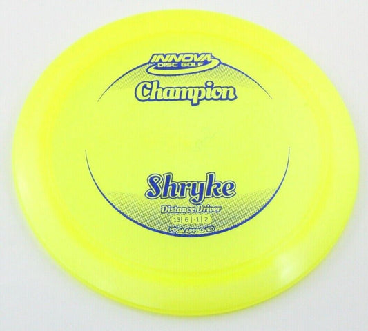 NEW Champion Shryke 173-5g Yellow Driver Innova Golf Discs at Celestial