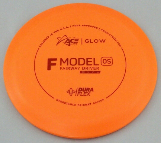 NEW DuraFlex Glow F Model OS 175g Orange Driver Prodigy Disc Golf at Celestial