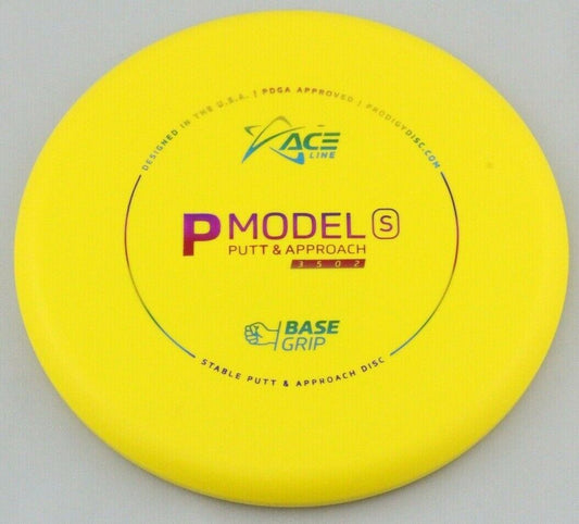 NEW BaseGrip P Model S 154g Yellow Putter Prodigy Discs Golf Disc Celestial