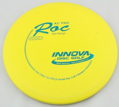 NEW Kc Pro Roc 177g Yellow Mid-Range Innova Disc Golf at Celestial Discs
