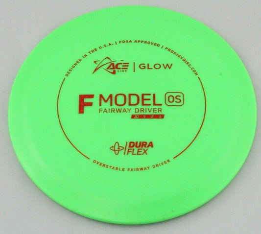 NEW DuraFlex Glow F Model OS 175g Green Driver Prodigy Disc Golf at Celestial