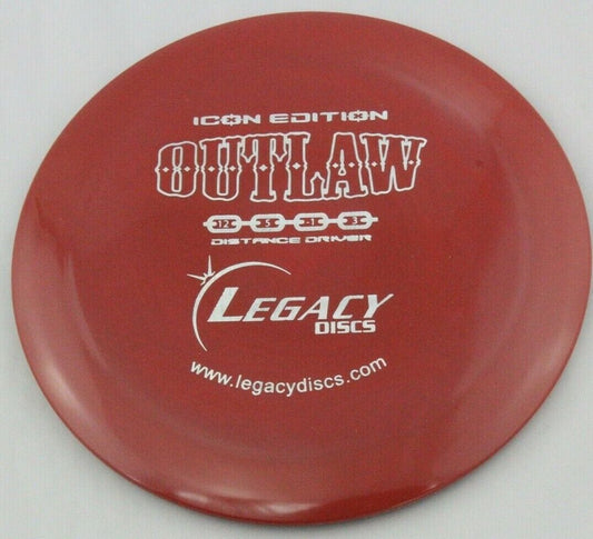 NEW Icon Outlaw 175g Redish Brownish Driver Legacy Discs Golf Disc at Celestial