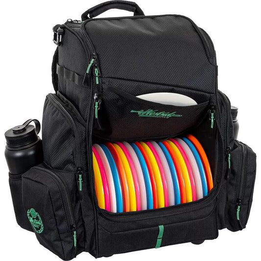 Westside Noble Backpack Disc Golf Bag Black Holds up to 22 Discs at Celestial