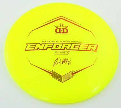 NEW Lucid SockiBomb Enforcer 175g Yellow Driver Dynamic Golf Discs at Celestial