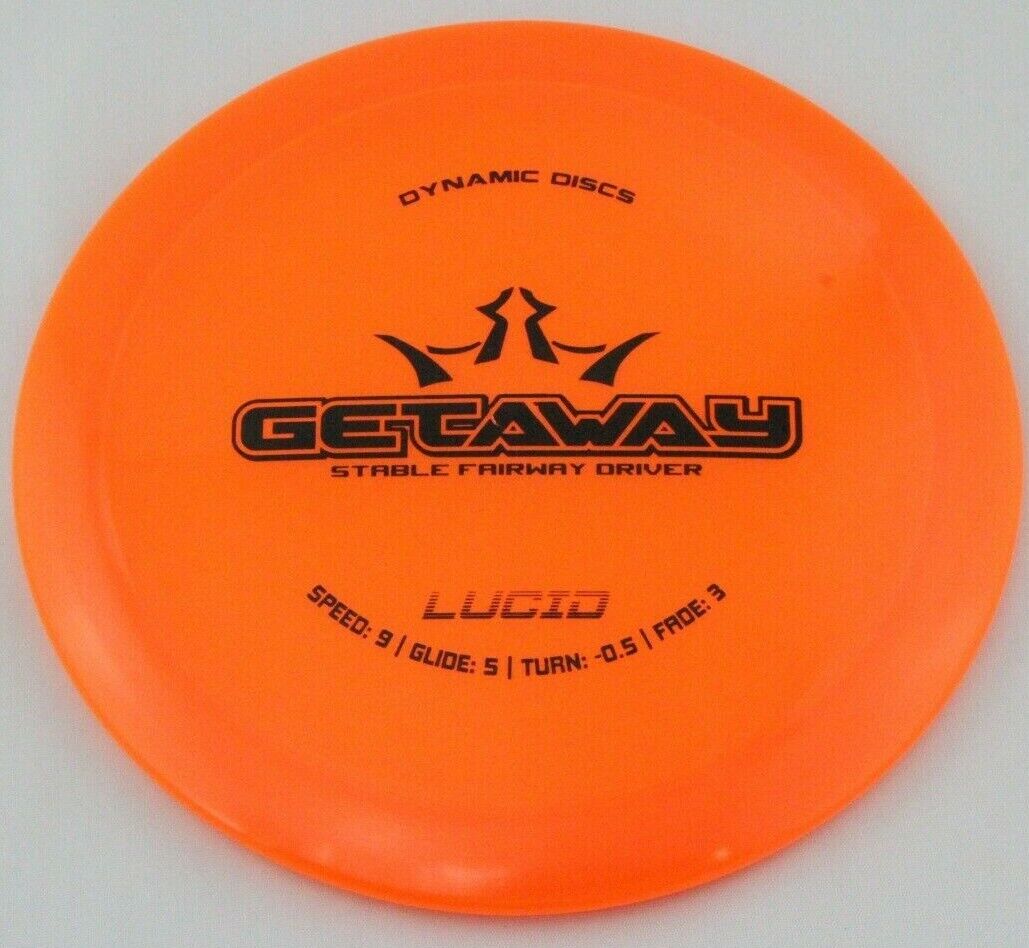 NEW Lucid Getaway 170g Orange Driver Dynamic Golf Discs at Celestial